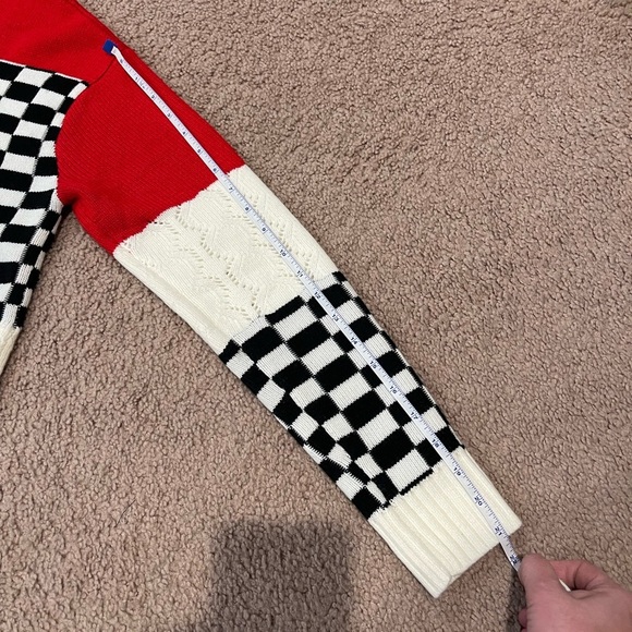 Women's SHEIN rolled turtle neck pointelle knit sweater - Picture 5 of 10